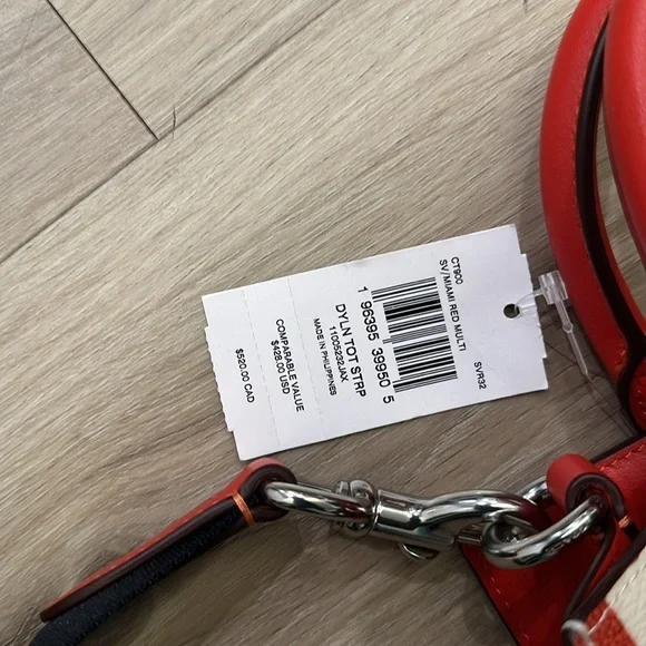 CoachDYLAN TOTE BAG WITH STRIPE PRINT